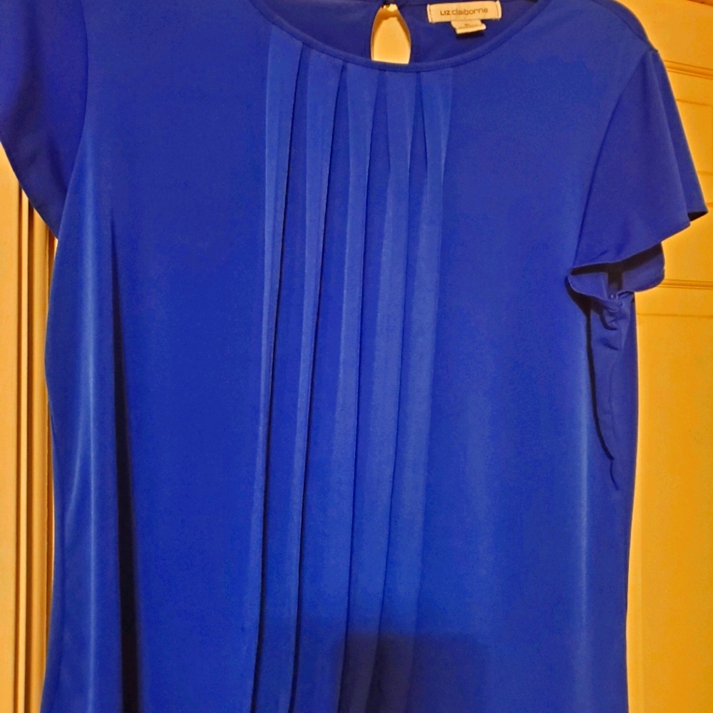 Royal Blue Blouse
